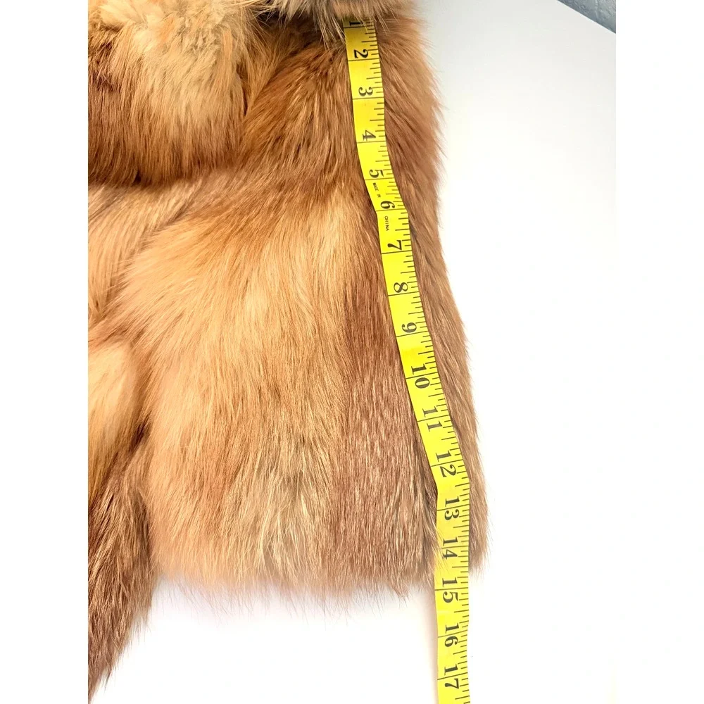 Saks Fifth Avenue Golden Fur Jacket - Picture 9 of 16